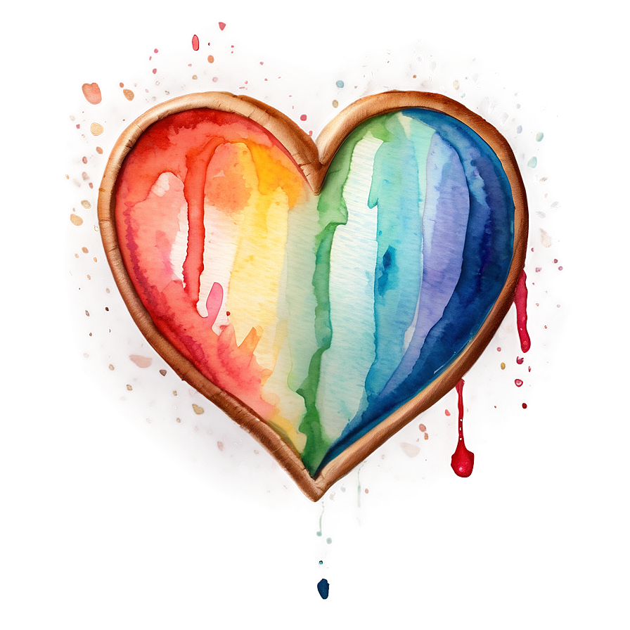 Watercolor Corazon Png Uxd97 PNG Image