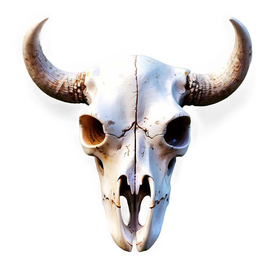 Watercolor Cow Skull Png 06132024 PNG Image