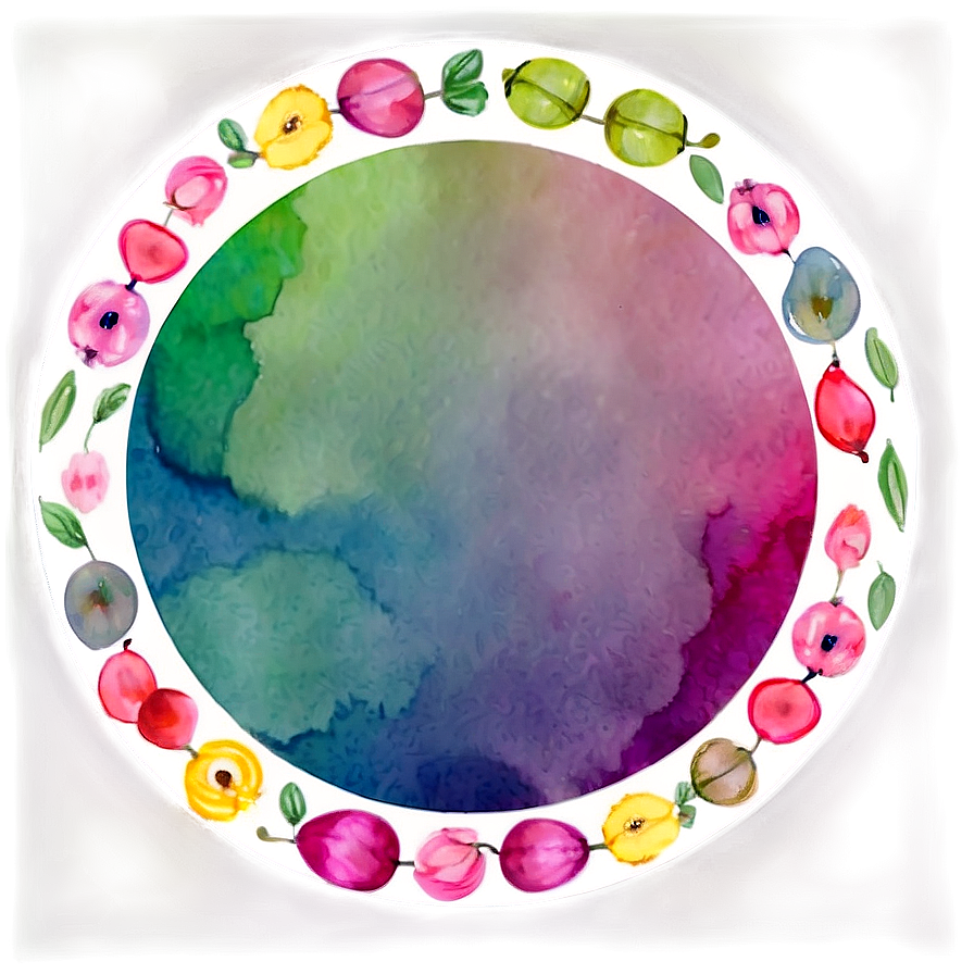 Watercolor Cute Frame Png Hyg81 PNG Image