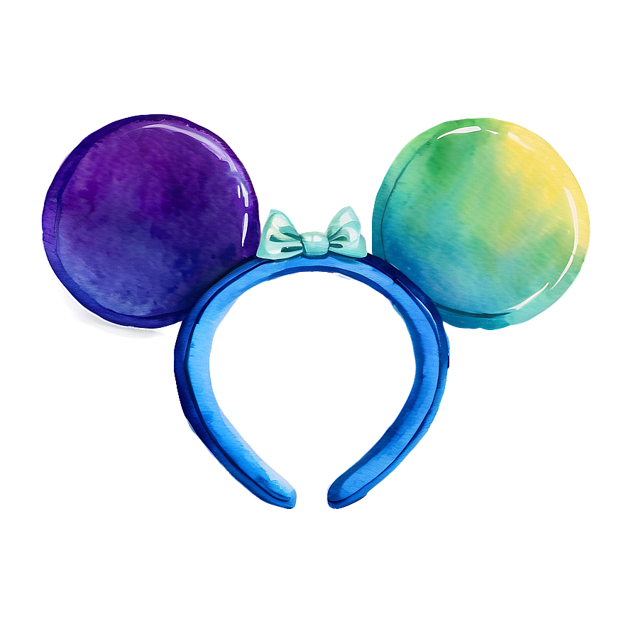 Watercolor Disney Ears Png Dwm72 PNG Image