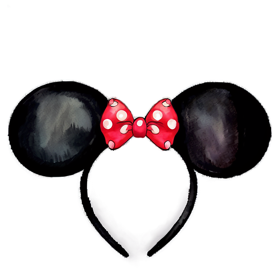 Watercolor Disney Ears Png Imu74 PNG Image