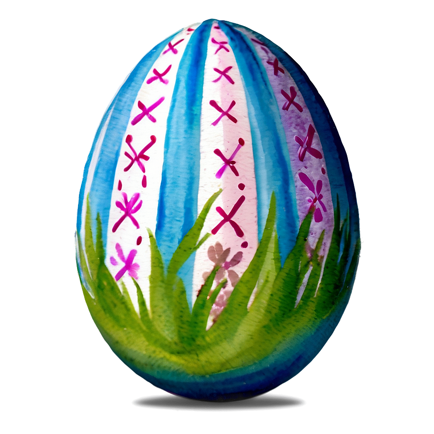 Watercolor Easter Egg Png Fak84 PNG Image