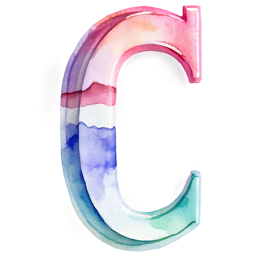 Watercolor Letter C Png Kfc PNG Image