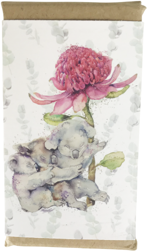 Watercolor Peonyand Koalas Artwork PNG Image