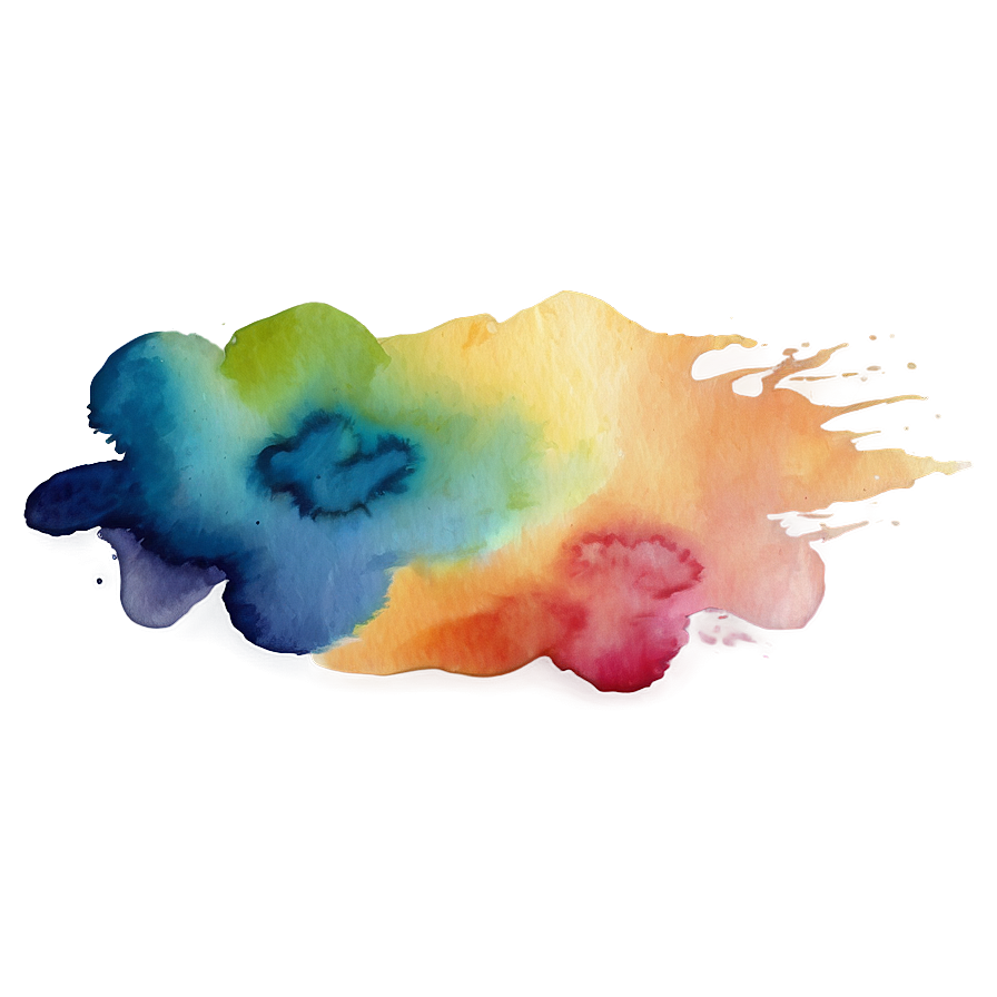 Watercolor Print Png Kax42 PNG Image