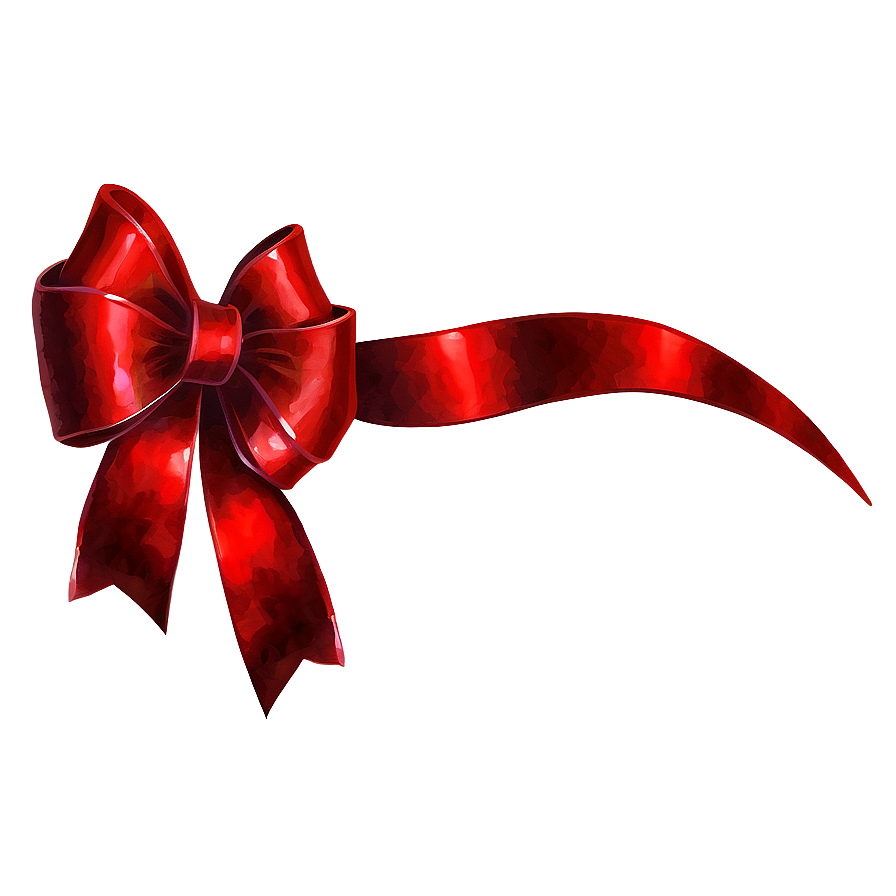 Watercolor Red Bow Png Bfw36 PNG Image