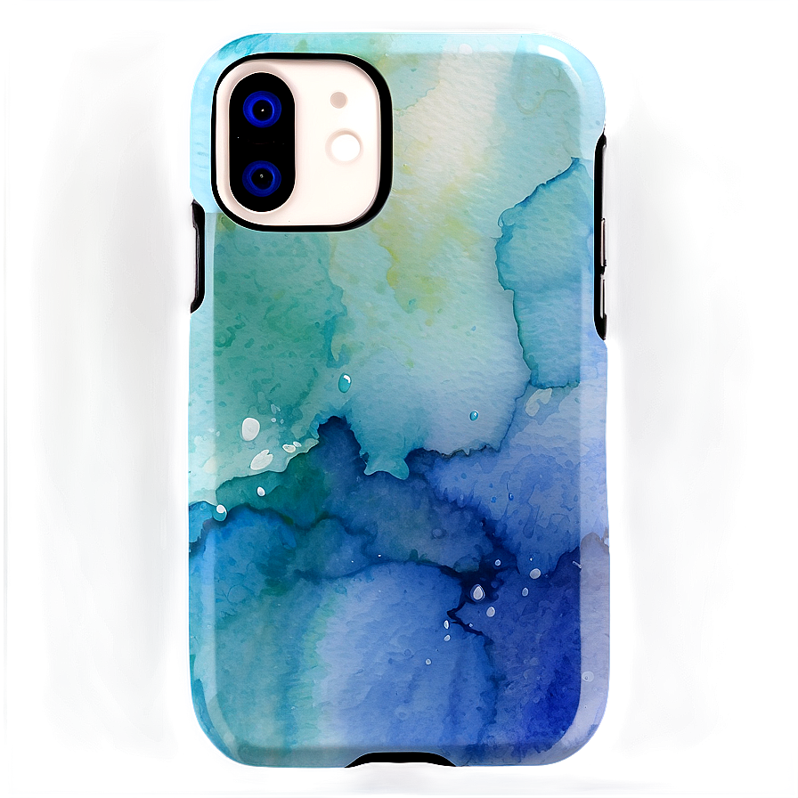 Watercolor Splash Phone Case Png Mse PNG Image