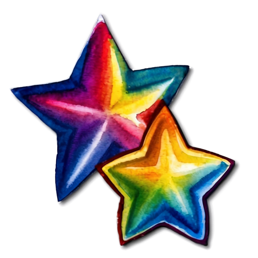 Watercolor Star Icon Png 43 PNG Image