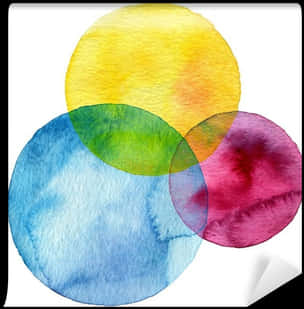 Watercolor Venn Diagram Transparent Background PNG Image