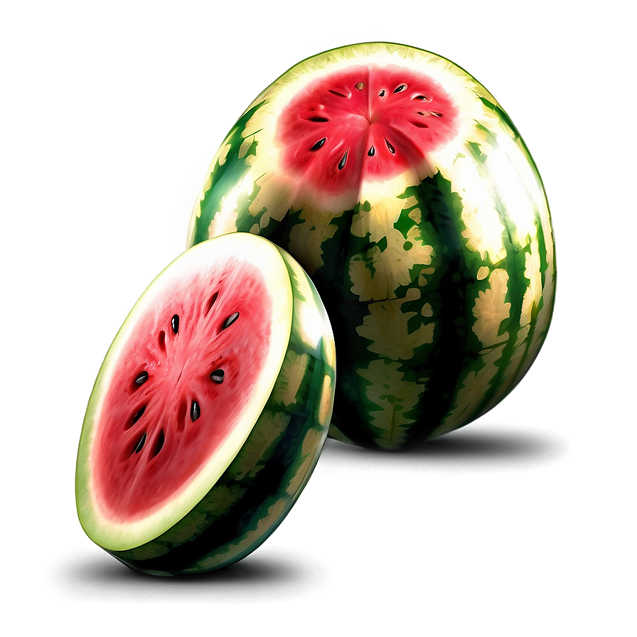 Watermelon Illustration Png Uab36 PNG Image