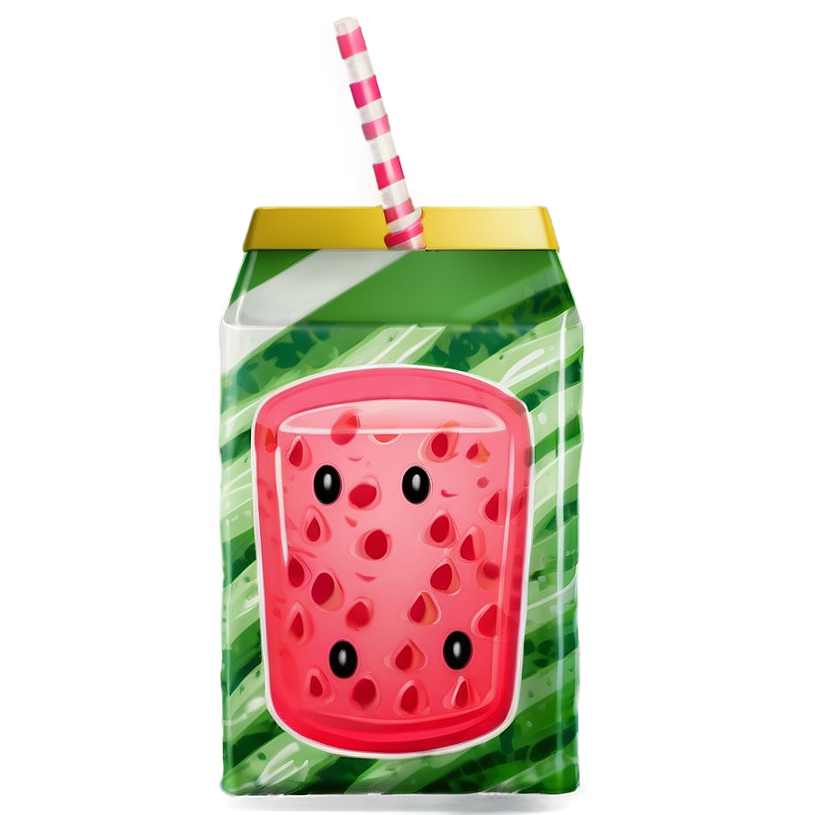 Watermelon Juice Box Png 99 PNG Image