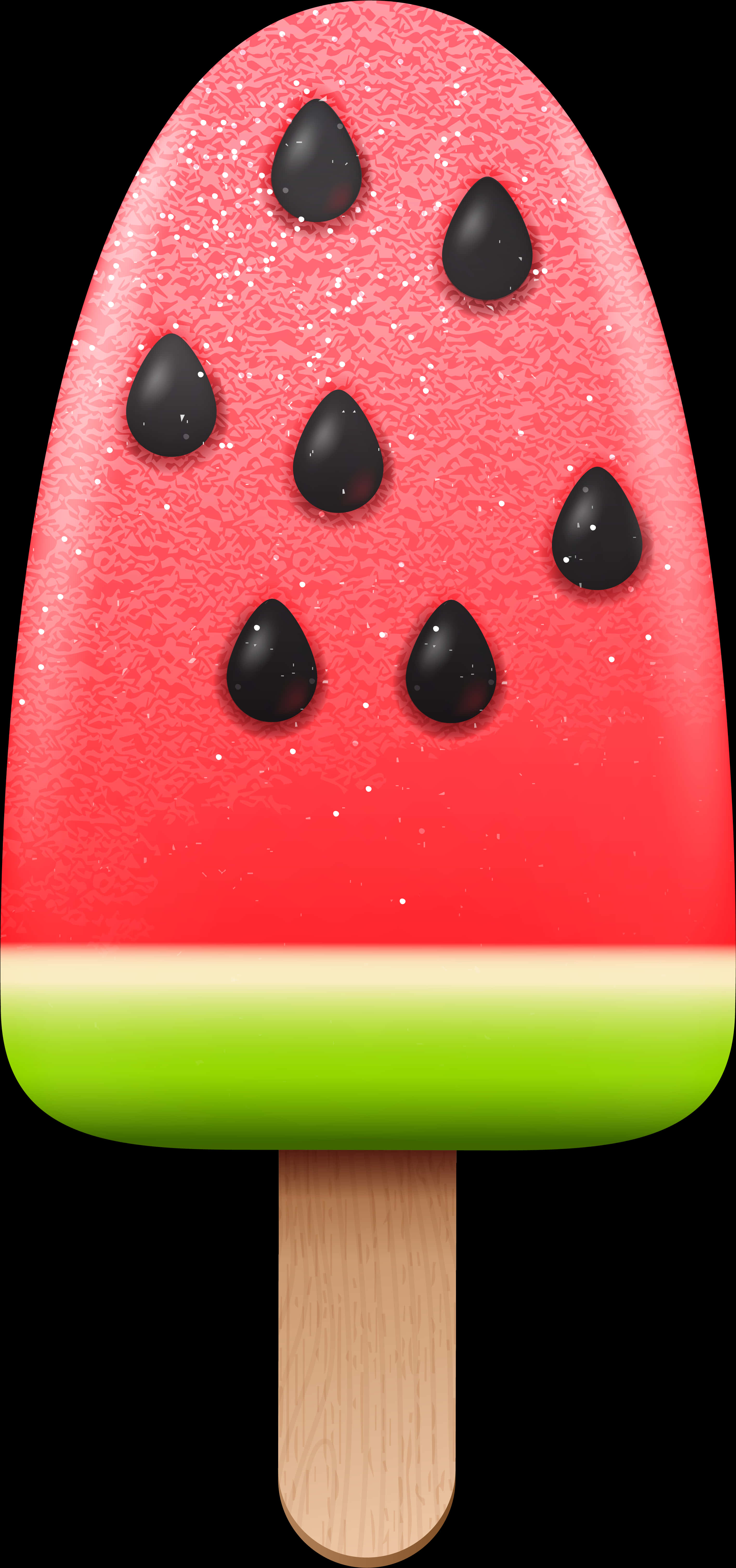 Watermelon Popsicle Clipart PNG Image