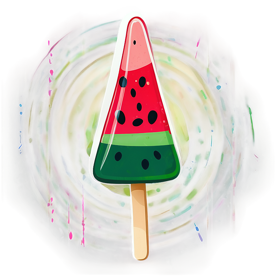 Watermelon Popsicle Png Lec41 PNG Image