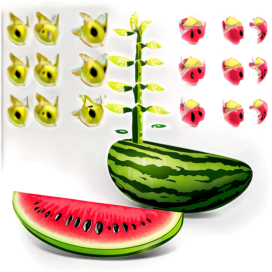 Watermelon Seedling Png Oax PNG Image