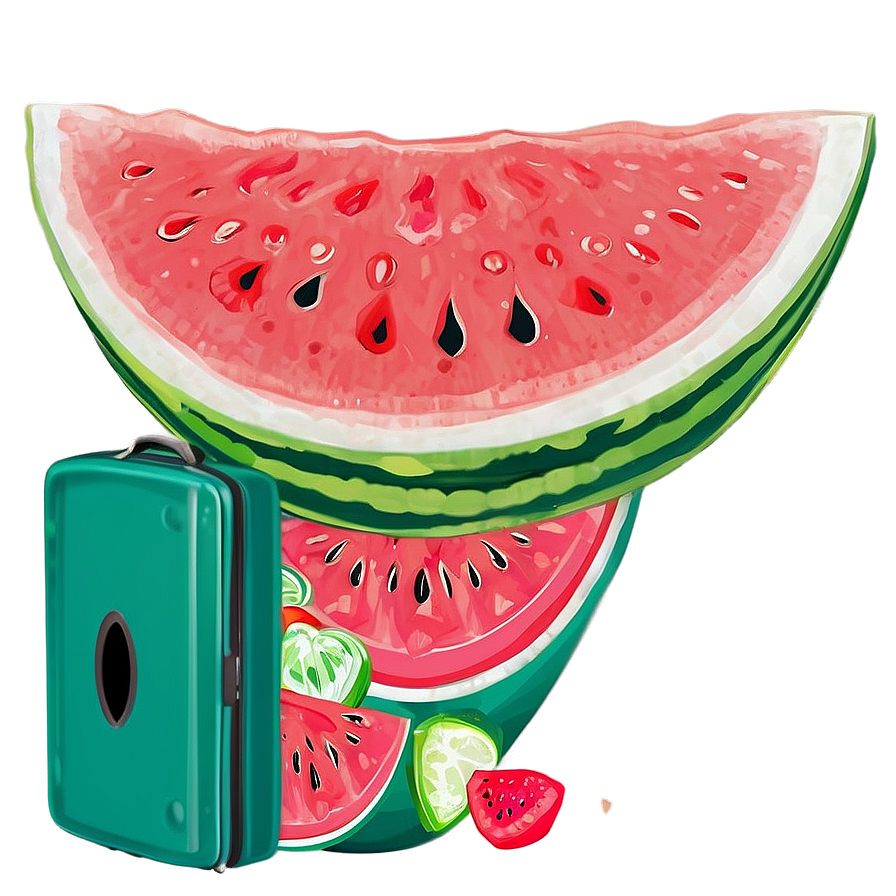 Watermelon Summer Png Hrs PNG Image