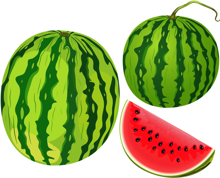 Watermelonsand Slice Illustration PNG Image