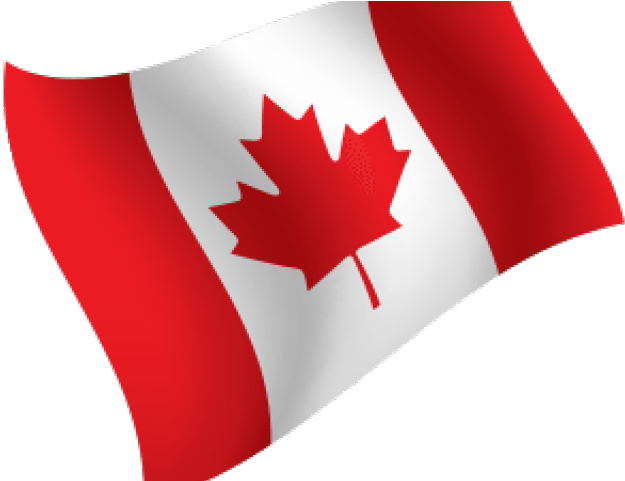 Waving Canadian Flag PNG Image