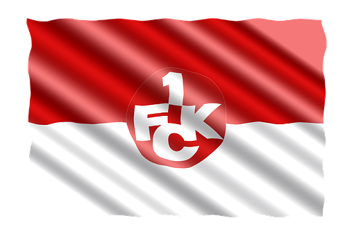 Waving Flagwith Football Club Emblem PNG Image