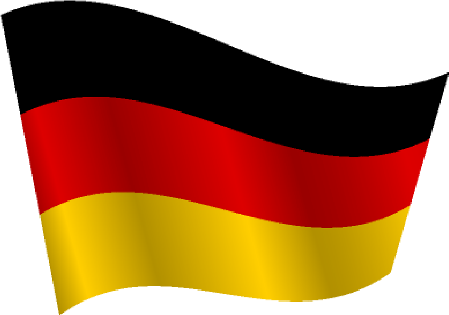 Waving Germany Flag Graphic PNG Image