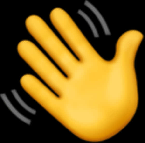 Waving_ Hand_ Emoji PNG Image