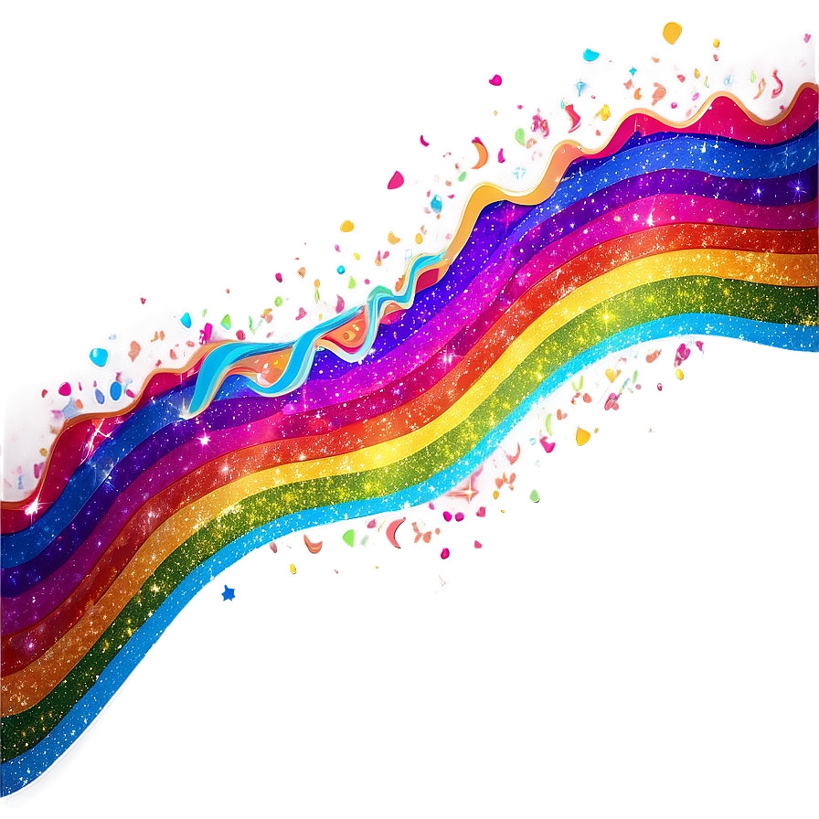 Wavy Glitter Line Png 18 PNG Image