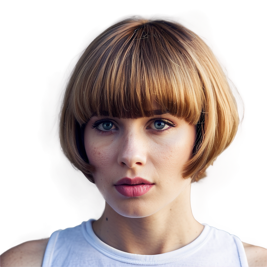 Wavy Hair Bowl Cut Png Iom PNG Image