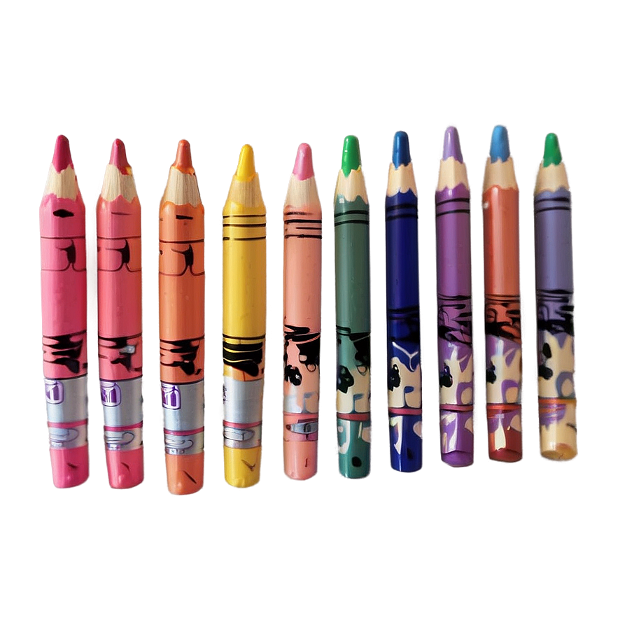 Wax Crayons Assortment Png Cna PNG Image