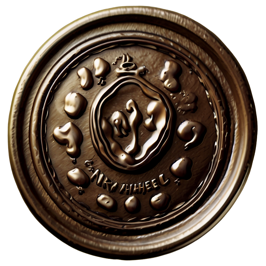 Wax Seal D PNG Image