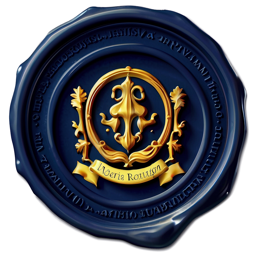 Wax Seal Emblem Png Ylw PNG Image