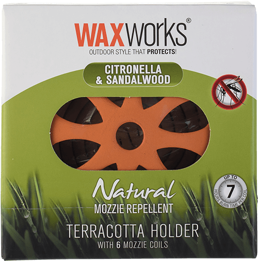 Waxworks Citronella Sandalwood Mozzie Repellent PNG Image