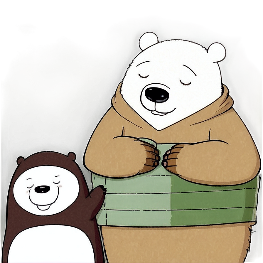 We Bare Bears B PNG Image