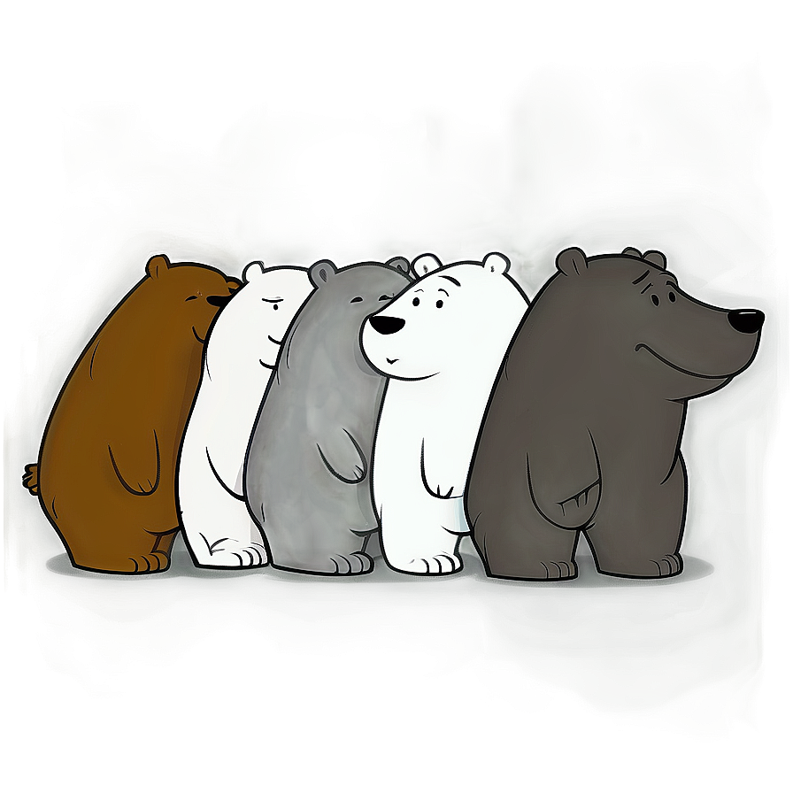 We Bare Bears Cartoon Png Mld14 PNG Image