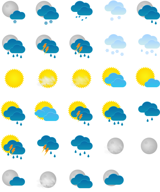 Weather_ Icons_ Collection PNG Image