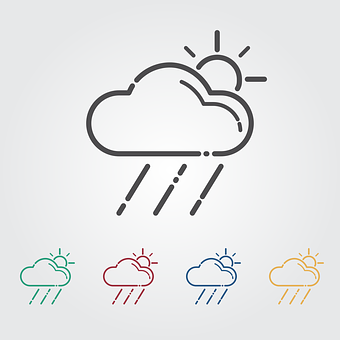 Weather Icons Set Vector PNG Image