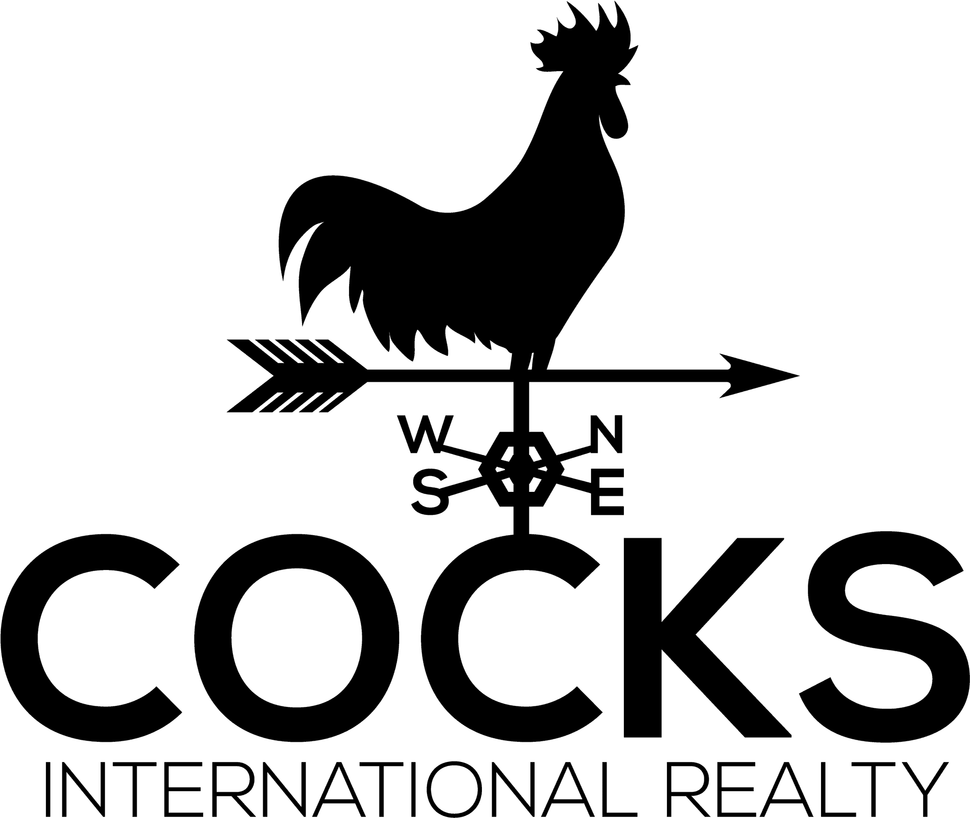 Weather Vane Rooster Logo PNG Image