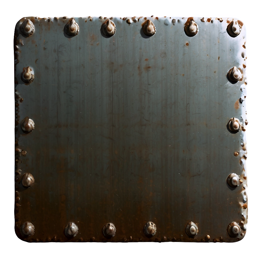 Weathered Steel Plate Png 06122024 PNG Image