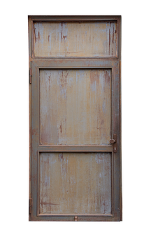 Weathered Wooden Door Texture PNG Image