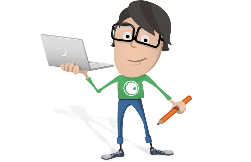 Web Design S E O Assistance Cartoon PNG Image