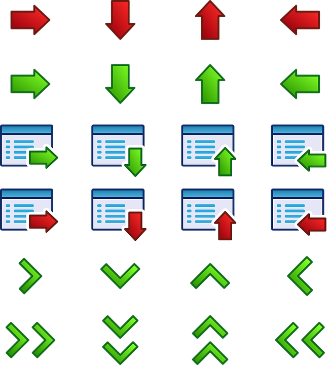 Website Navigation Icons Pattern PNG Image