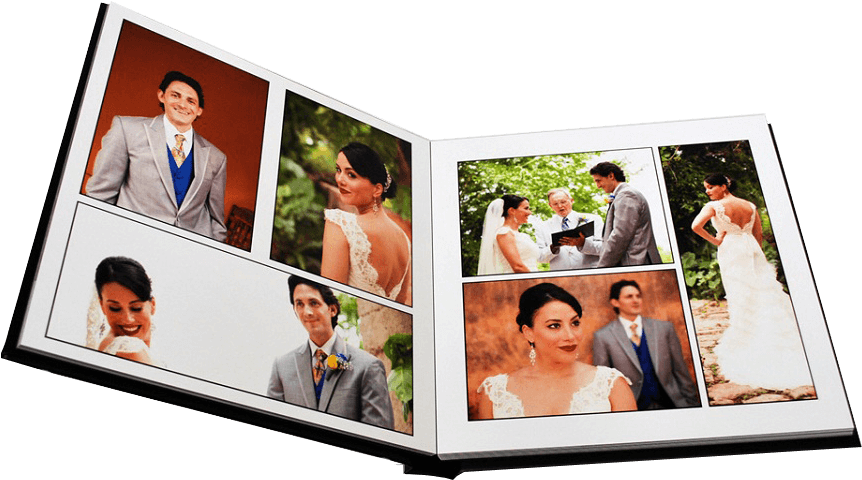 Wedding Album Spread PNG Image