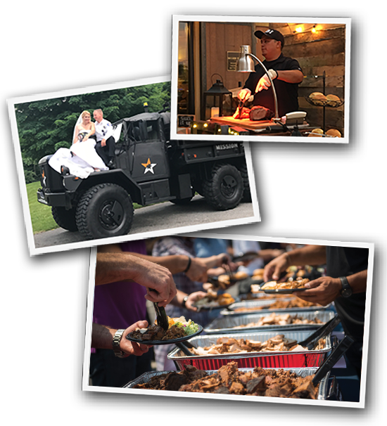 Wedding Barbecue Collage PNG Image