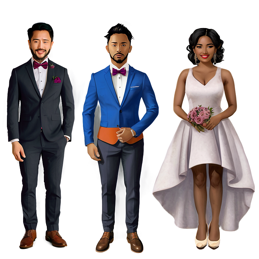 Wedding Guest Attire Png 41 PNG Image