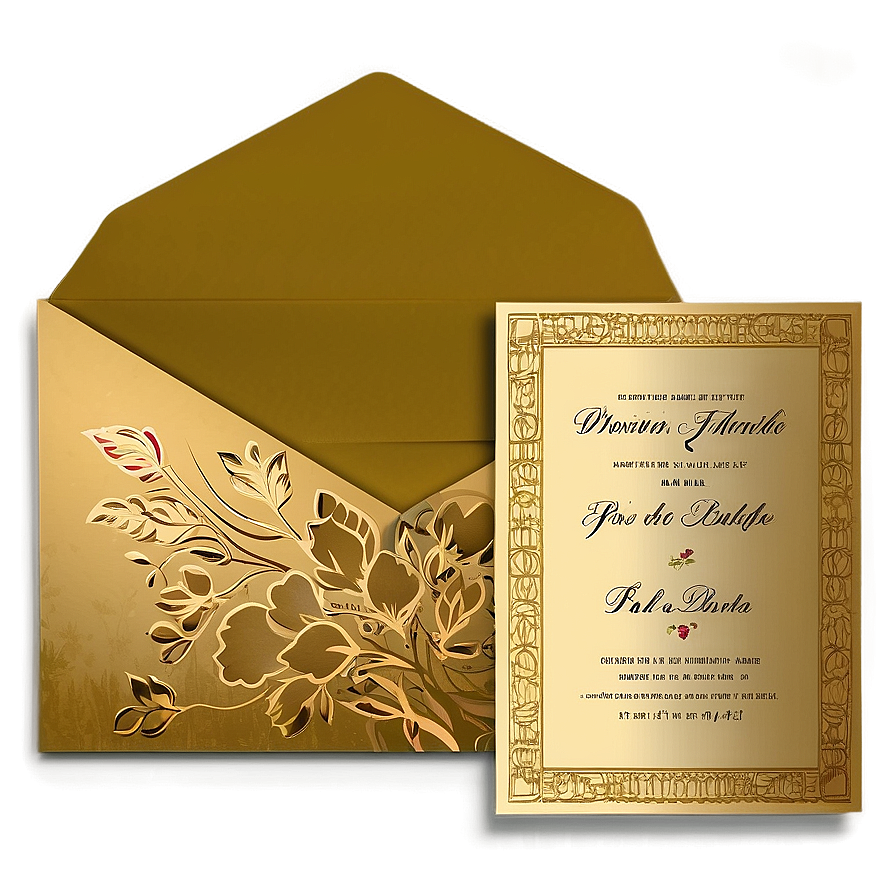 Wedding Invitation Suite Png Fhp73 PNG Image