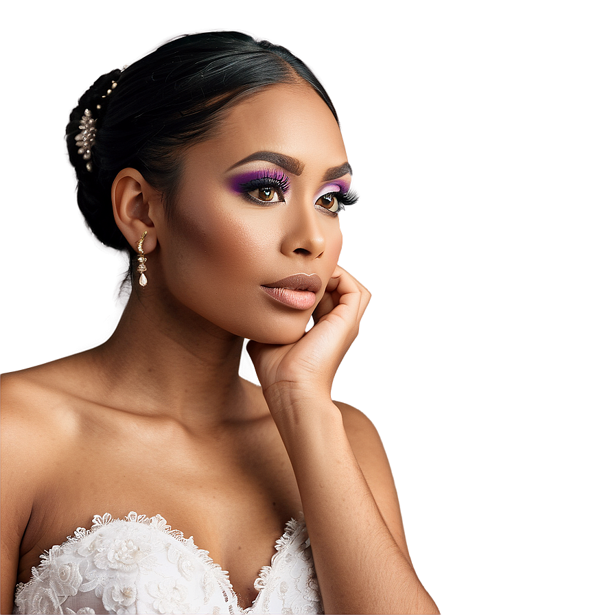 Wedding Makeup Look Png Ayw98 PNG Image