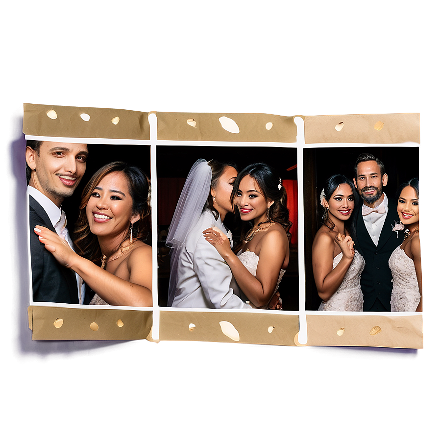 Wedding Moments Photo Strip Png 53 PNG Image