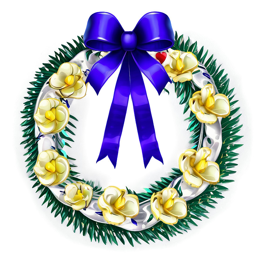 Wedding Ribbon Wreath Png 98 PNG Image