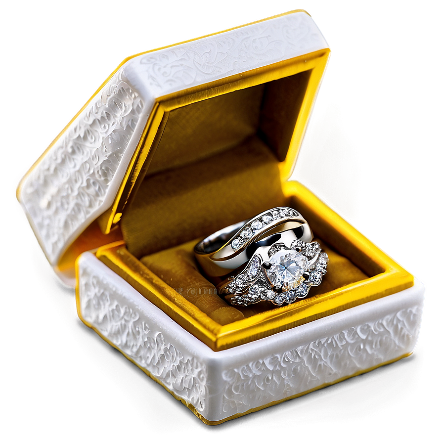 Wedding Ring Box Png Kqi PNG Image