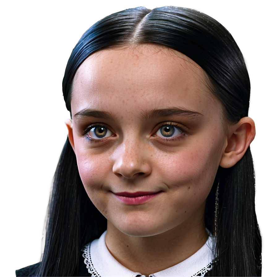 Wednesday Addams Smirk Png 05232024 PNG Image