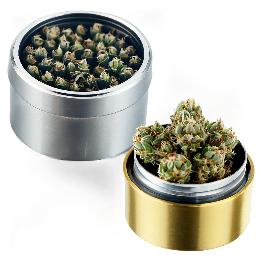 Weed Grinder And Bud Png 05032024 PNG Image