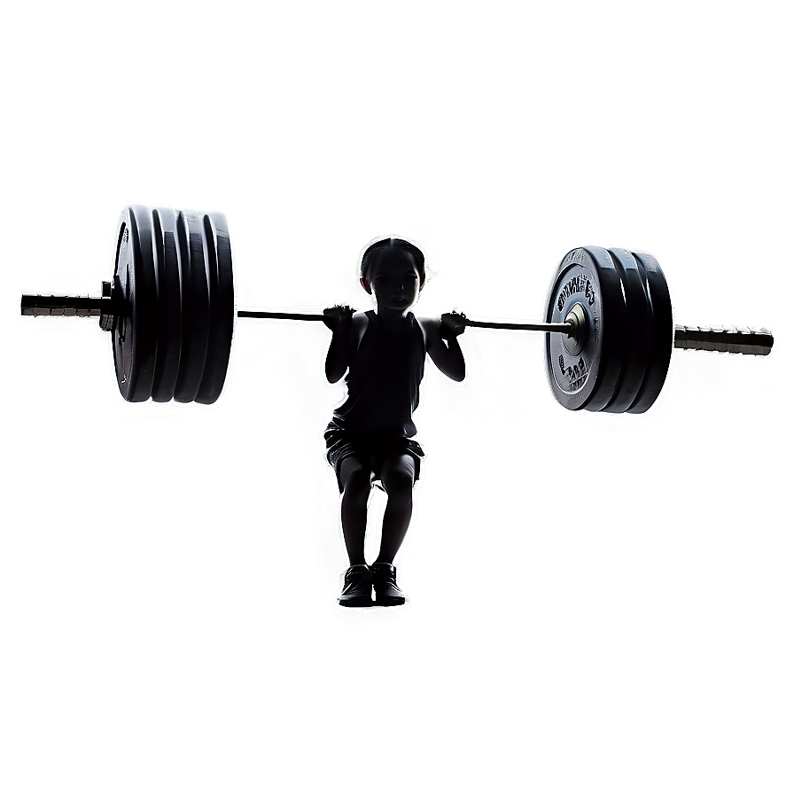 Weight Lifting Silhouette Png 06252024 PNG Image